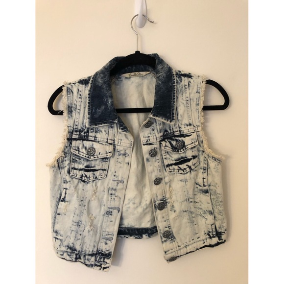 Blue Jean Vest NWOT - Picture 1 of 5